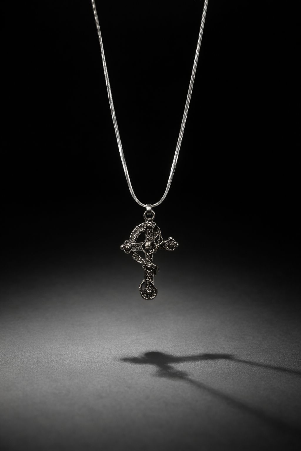 Snake Cross Pendant-PREMIUM