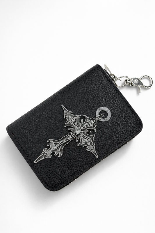 PREMIUM SKELETON DESIGN LEATHER CARD CASE