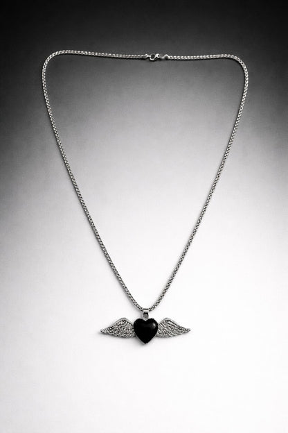 Heart wings neckless-PREMIUM