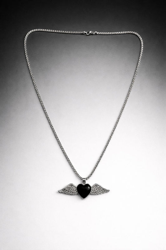 Heart wings neckless-PREMIUM