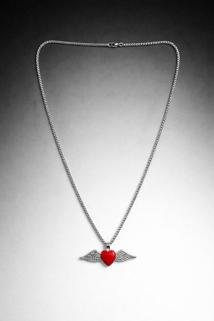 Heart wings neckless-PREMIUM
