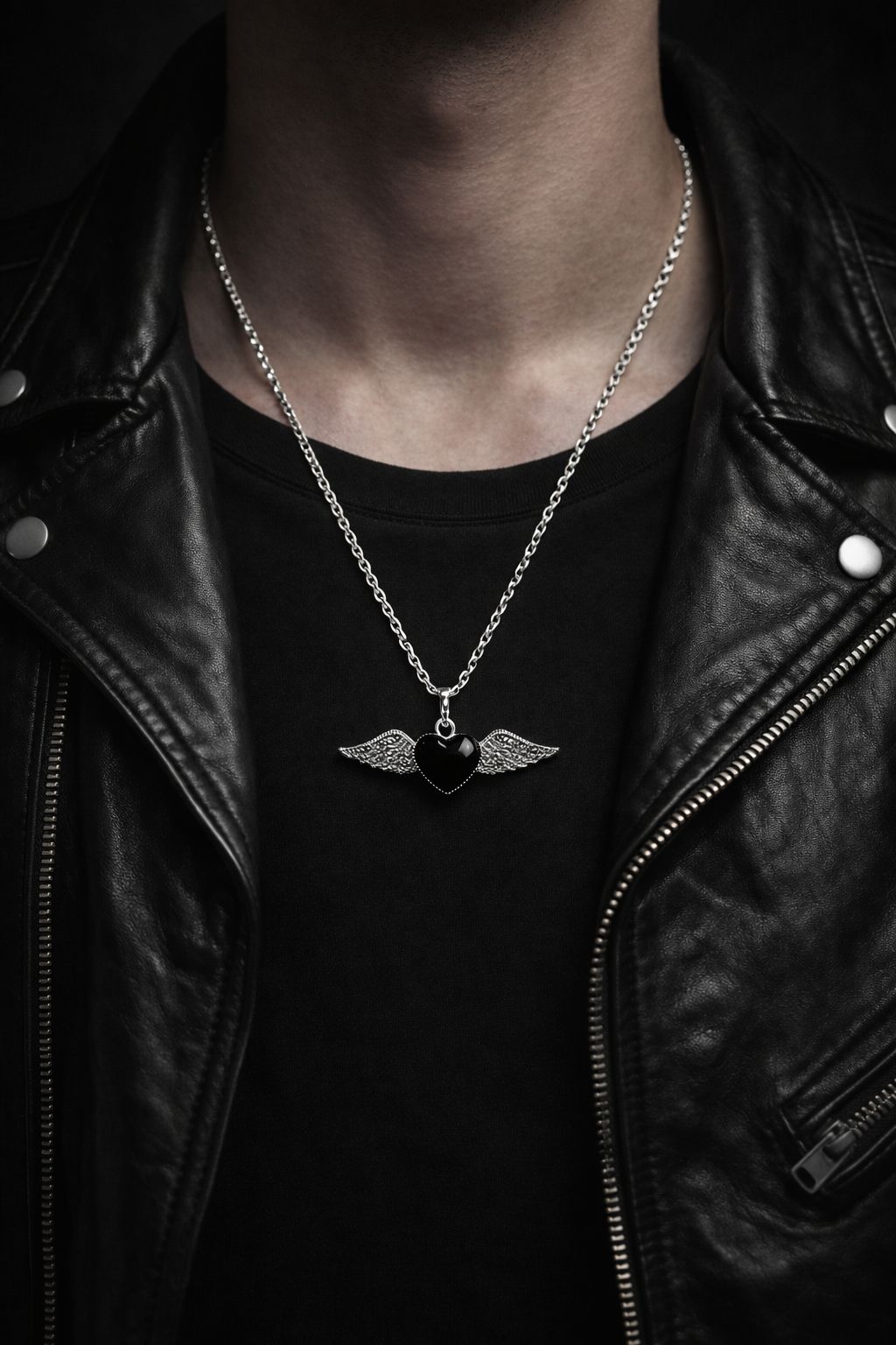 Heart wings neckless-PREMIUM