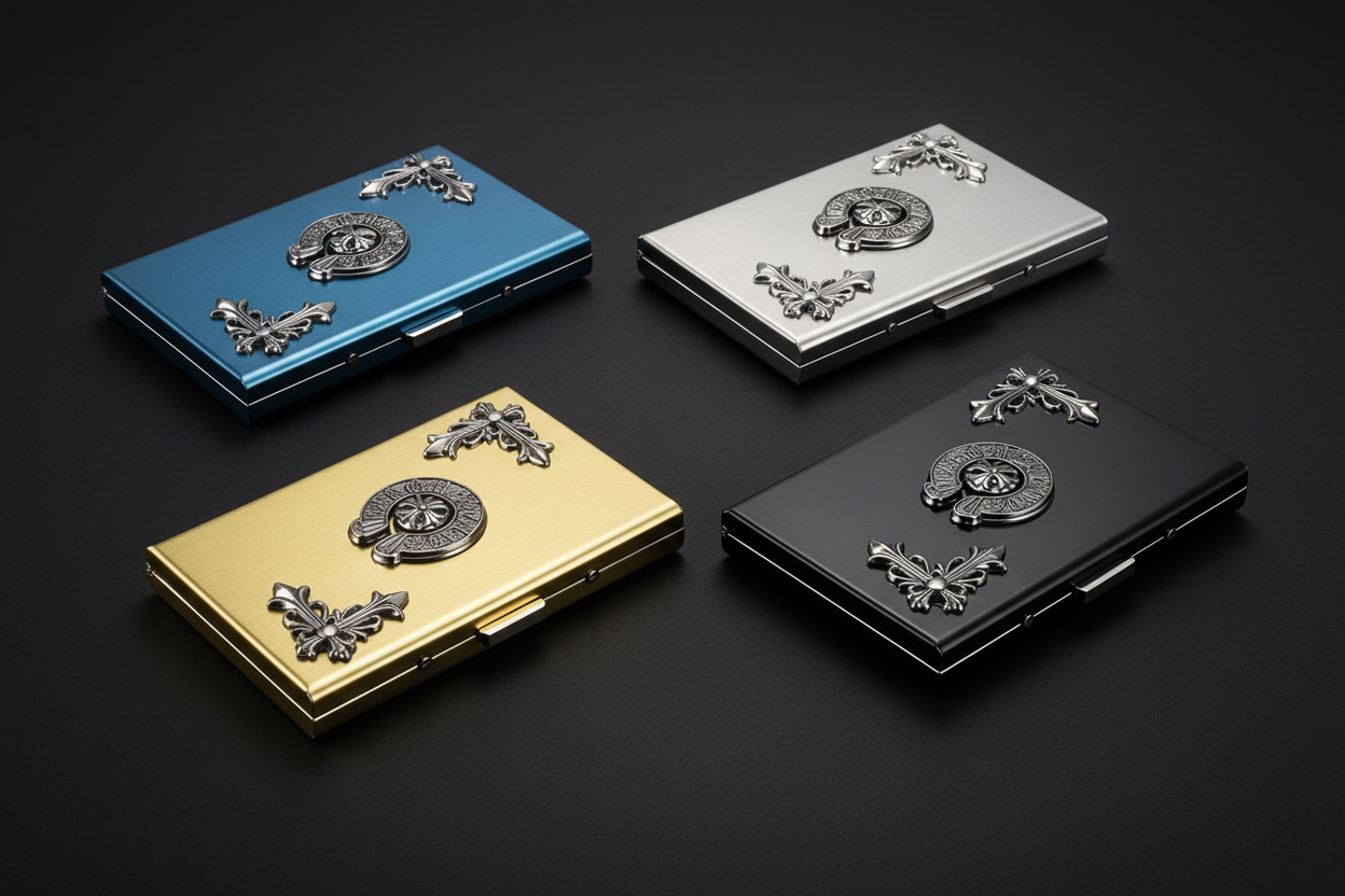 Dark Luxury Card Cases Editorial