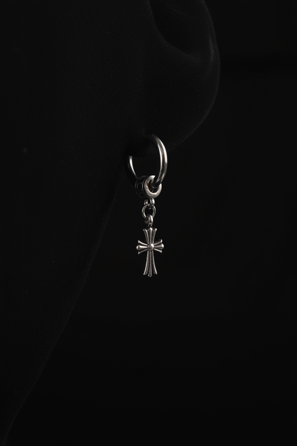 Gothic Cross Earring — Professional Product Shoot