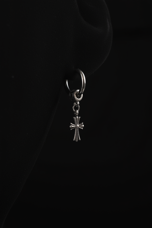 Gothic Cross Earring — Professional Product Shoot