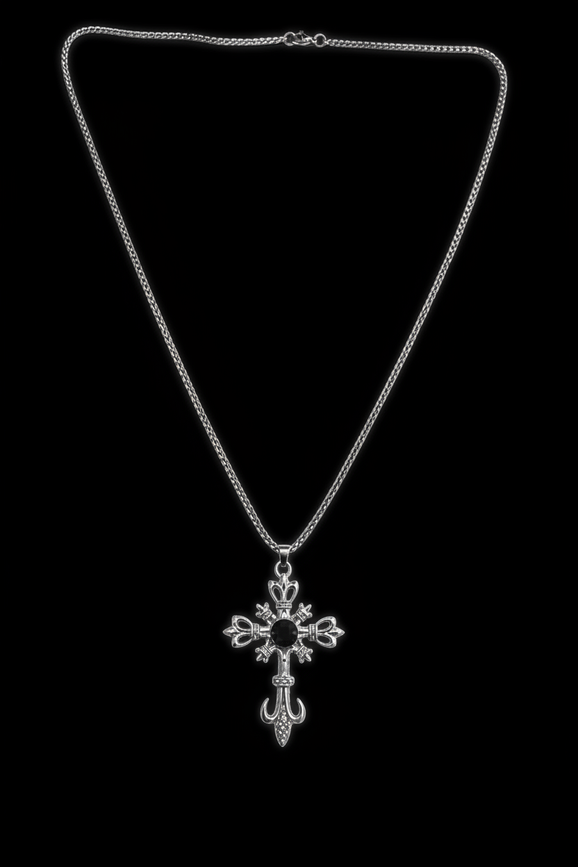 Crown Cross Pendant - PREMIUM